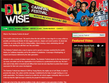 Tablet Screenshot of dubwisefestival.com